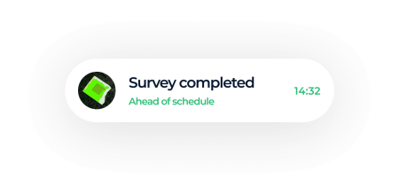 survey completed
